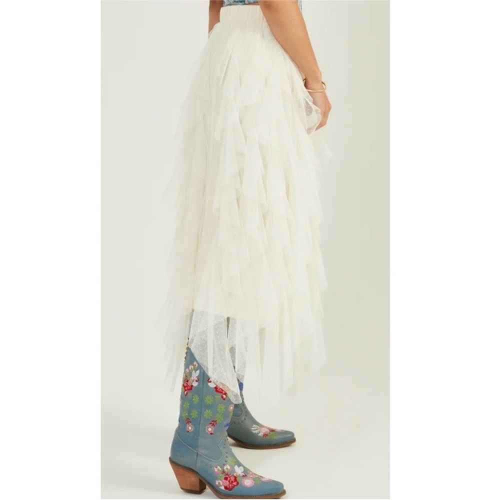 EUC Alter’d State Nia Tulle Waterfall Skirt - sz L - Picture 9 of 10
